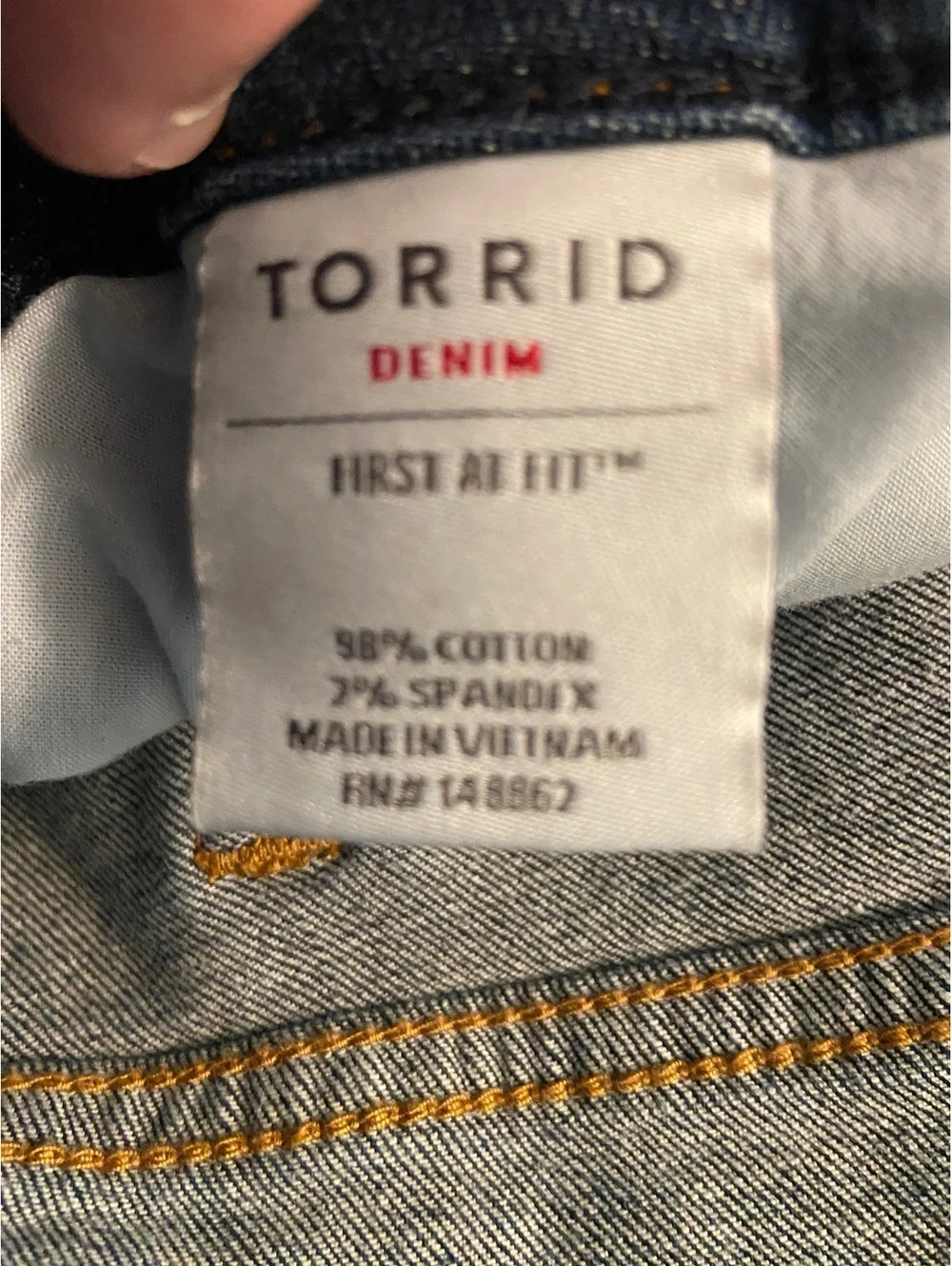 Torrid Denim Boyfriend Jeans Women's Plus Size 20R Blue Stretch 5-Pocket